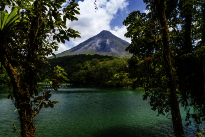 Blick zum Vulkan Arenal
