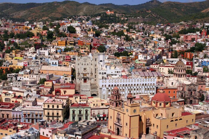 Blick auf Guanajuato