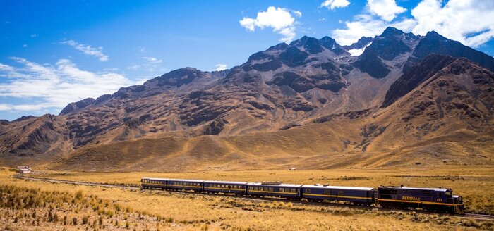 Zugfahrt vom Titicacasee nach Cusco