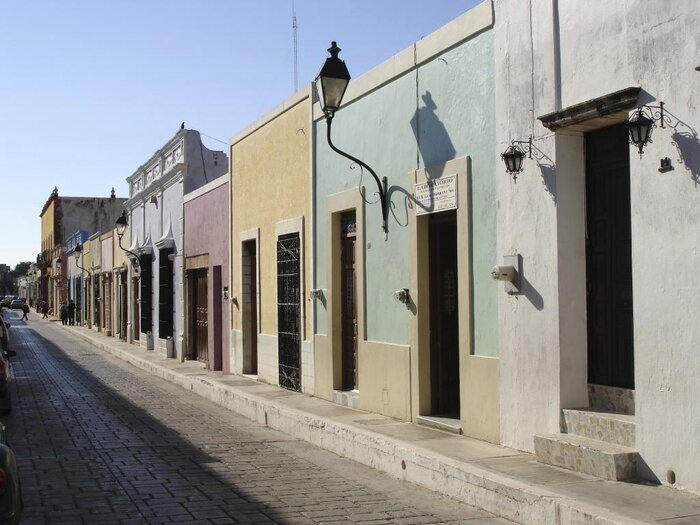 Campeche: pastellfarbene Altstadt