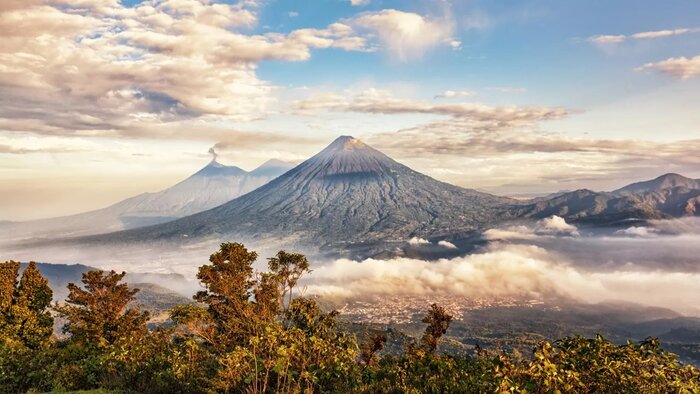 Ausblick vom Vulkan Pacaya