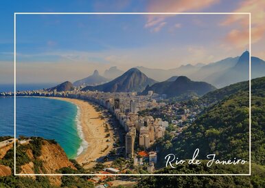 Postkarte Rio de Janeiro