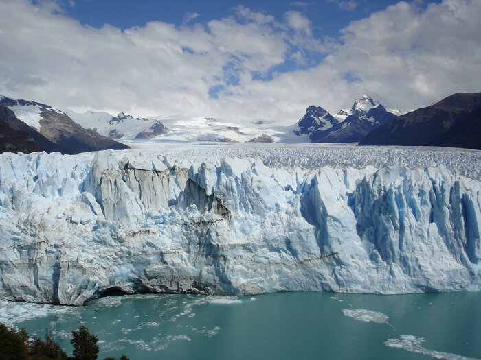 Gesamtansicht des Perito Moreno Gletschers