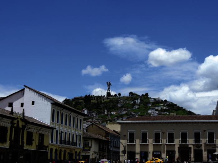 Quito - Blick zum Panecillo