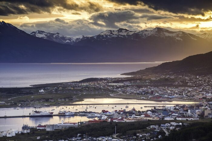 Sonnenuntergang in Ushuaia (Matthew Williams-Ellis)