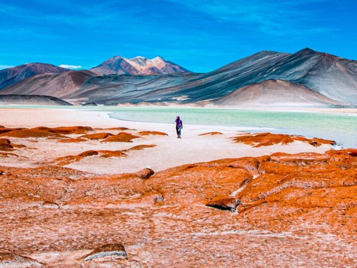 Salzsee in der Atacama