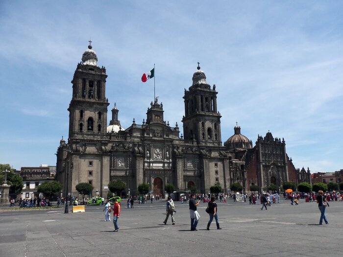 Die Kathedrale in Mexiko City