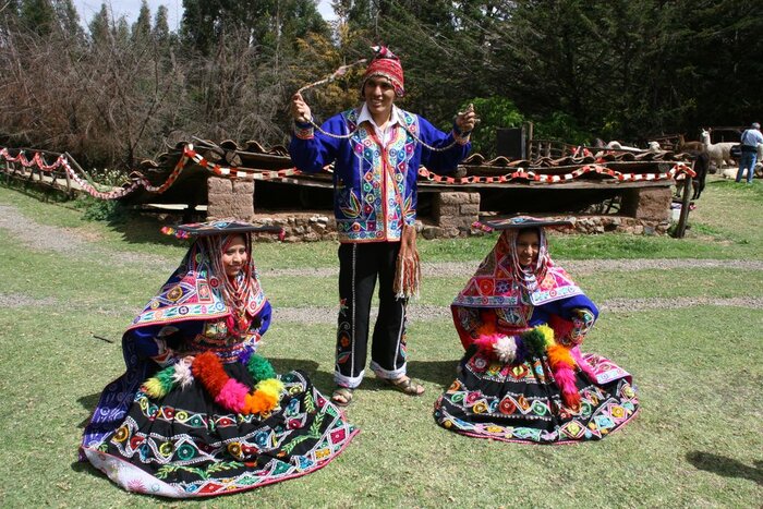 Trachten in Cusco