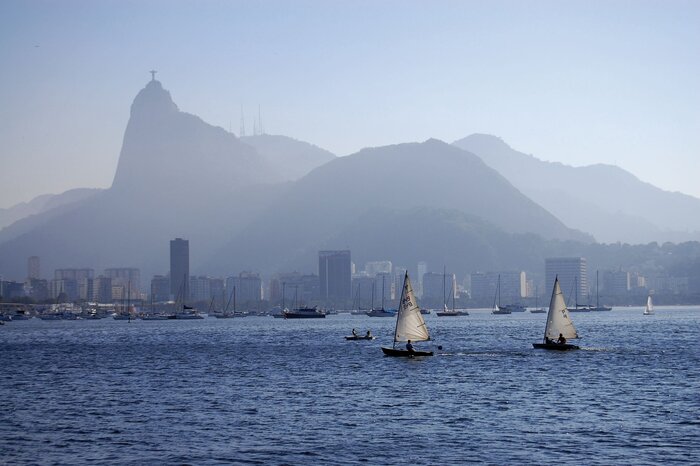 Blick auf Rio mit der Christusstatue