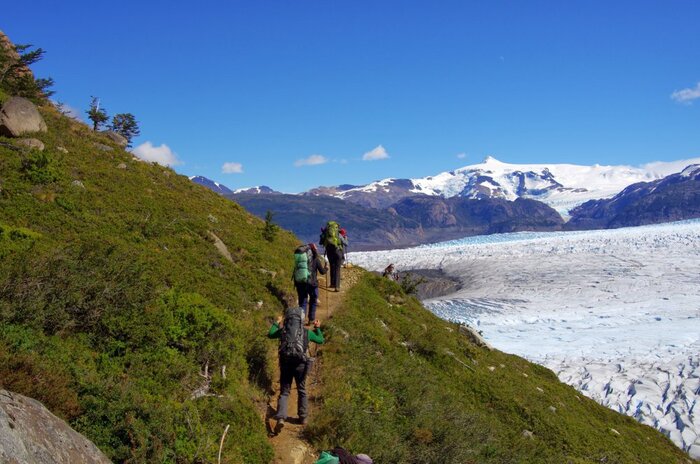 Torres del Paine Umrundung am Grey Gletscher (Frank Leppin)