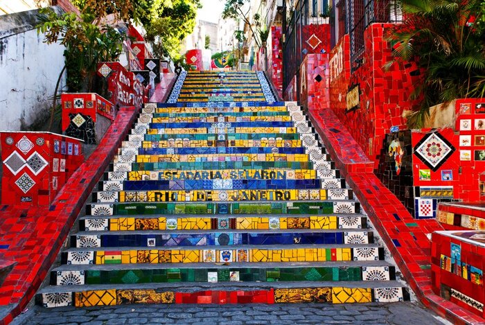 Die berühmte Selarón-Treppe in Rio 