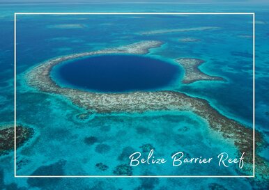 Postkarte Belize Barrier Reef