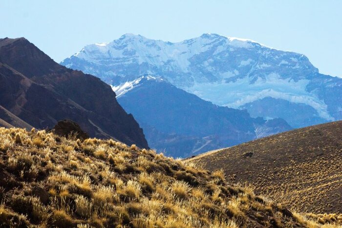 Blick auf den Gipfel des Berges Aconcagua (© visitargentina)