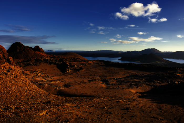 Spektakuläre Galápagos-Vulkanlandschaft