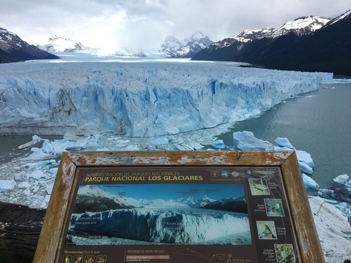 Am Perito Moreno (Kallpa Tour)