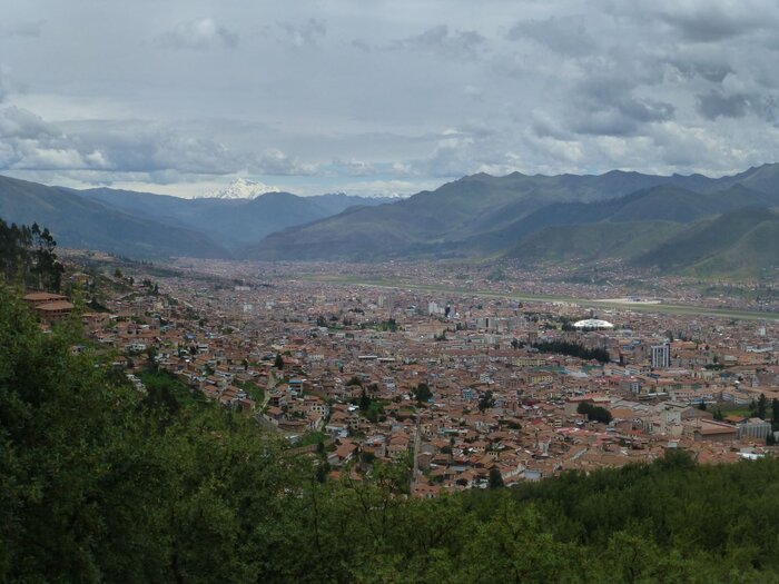 Blick über Cusco 