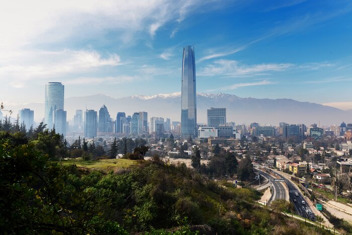Stadtteil San Cristobal in Santiago de Chile (© Sernatur)