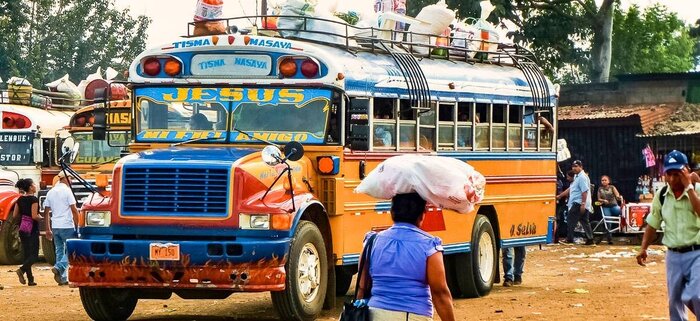 Bus in Masaya