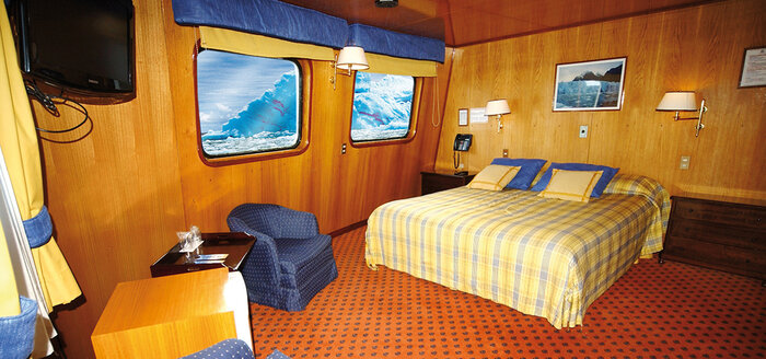 Mastersuite auf der MV Skorpius II