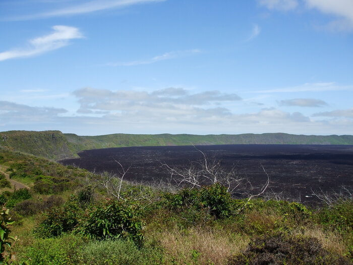 Krater Sierra Negra auf der Isla Isabela