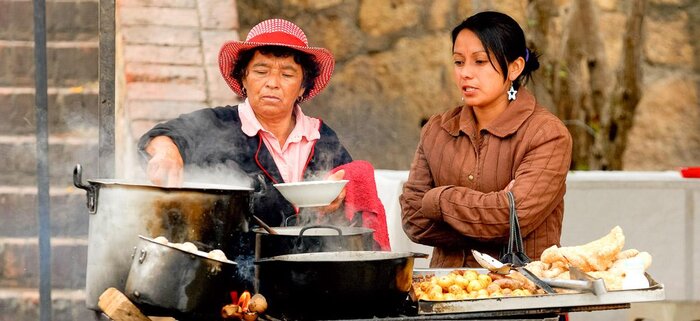 Frauen in Villa de Leyva Frauen in Villa de Leyva