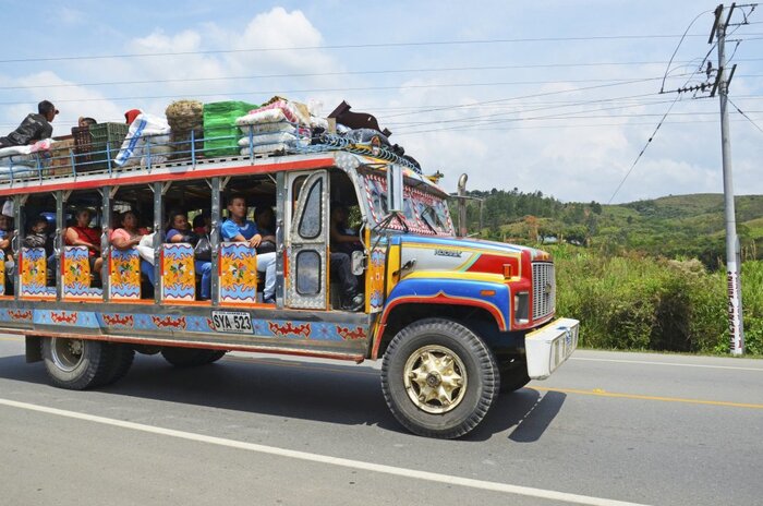 Bus in Kolumbien (Richard Hoffer)
