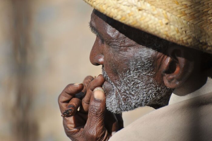 Kubaner mit Zigarre