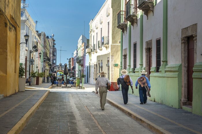 Die malerische Altstadt von Campeche