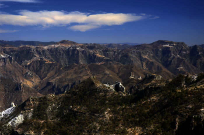 Blick in den Kupfer-Canyon