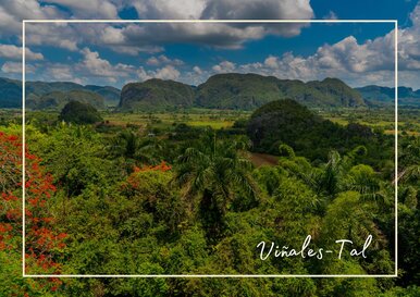 Postkarte Viñales-Tal