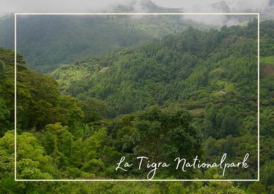 Postkarte La Tigra Nationalpark