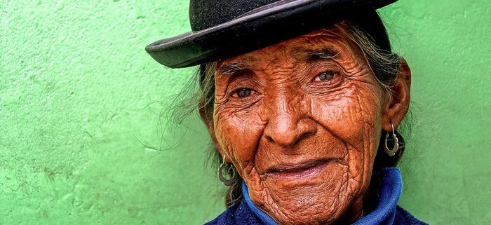 Frau in Puno
