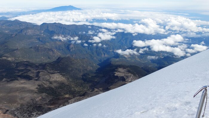 Tiefblick am Pico de Orizaba